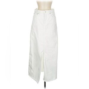 GAP White Jean Maxi Skirt Size 29